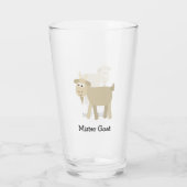Funny Goat Glas (Achterkant)