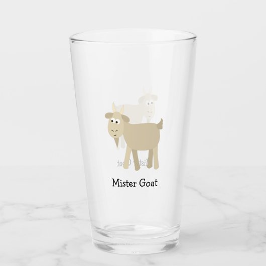 Funny Goat Glas (Voorkant)
