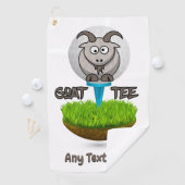 Funny Goat Golf T-shirt Golfhanddoek (Insitu)