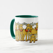 Funny Goat-kerstMok Mok (Voorkant links)