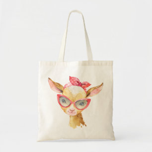 Funny Goat met zonnebril Tote Bag