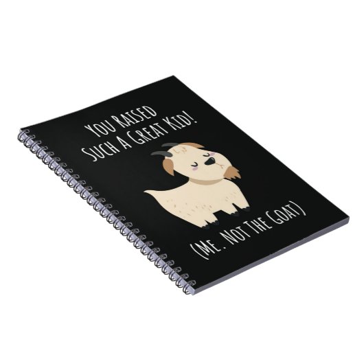 Funny Goat Mom Gifts Women Owner Pet Mama Mommy Notitieboek (Rechterzijde)