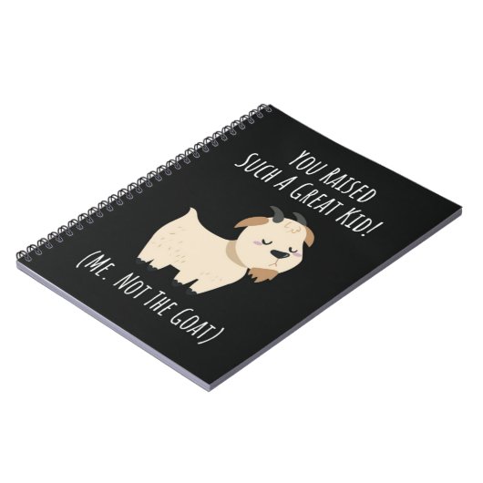 Funny Goat Mom Gifts Women Owner Pet Mama Mommy Notitieboek (Linkerzijde)