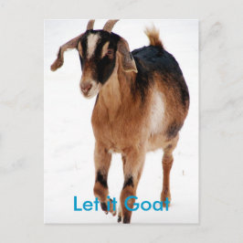 Funny Goat Parody Briefkaart