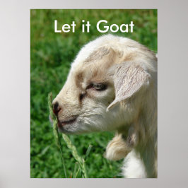 Funny Goat Parody, Cute Goat Kind Poster