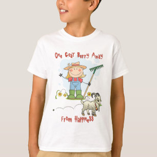 Funny Goat Poop Cartoon T-shirt