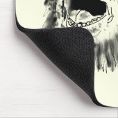 Funny Goat schreeuwt tekening Quirky Animal Art Muismat (Hoek)