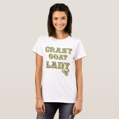 Funny Goat Shirt Crazy Goat Lady 3 (Voorkant volledig)