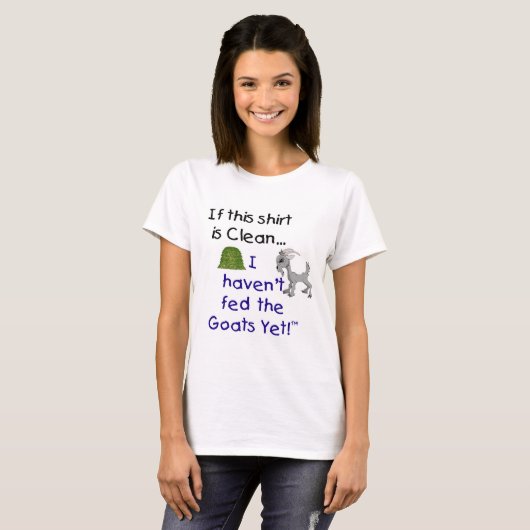 Funny Goat Shirten T-shirt (Voorkant volledig)