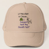 Funny Goat Shirten Trucker Pet (Voorkant)