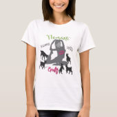 FUNNY GOAT YOGA Namaste Home T-shirt (Voorkant)