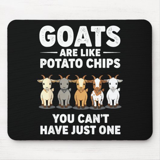 Funny Goats Are Like Tato Chips, You Cant Have Jus Muismat (Voorkant)