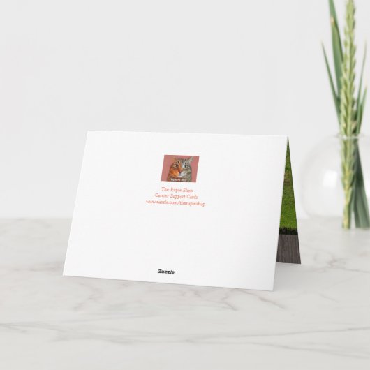 Funny Goats Cancer Support Card Kaart (Achterkant)