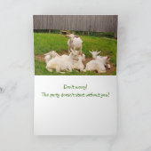Funny Goats Cancer Support Card Kaart (Binnen)