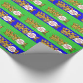 Funny GoatS Christmas Wrapping Paper Cadeaupapier (Hoek)