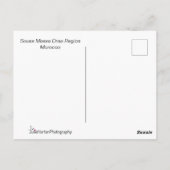 Funny Goats in Trees Marokko Souvenir Briefkaart (Achterkant)