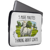Funny Goats Laptop Sleeve (Voorkant Rechts)