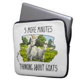 Funny Goats Laptop Sleeve (Voorkant Links)