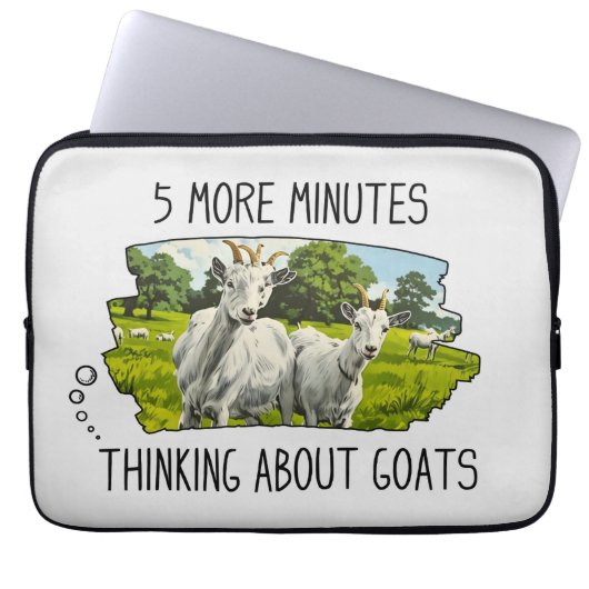 Funny Goats Laptop Sleeve (Voorkant)