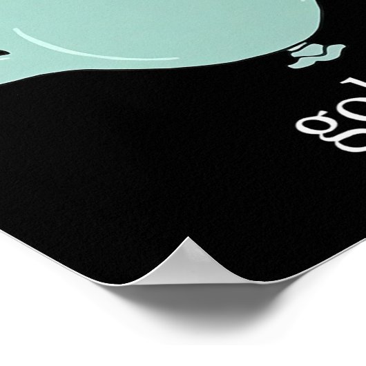 Funny Gobble Turkey Glove Medical Nures Thanksgivi Poster (Hoek)