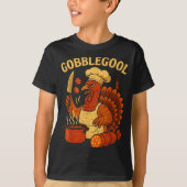 Funny Gobbol Italian Gobble Turkey Day Fall Thanks T-shirt (Voorkant)