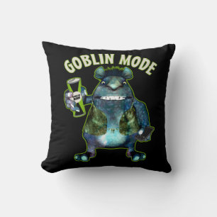 Funny Goblin Mode Lazy Troll Slobbin Antisocial T Kussen