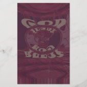 Funny God Bless kenya Hakuna Matata Giraffes wov Briefpapier (Voorkant)