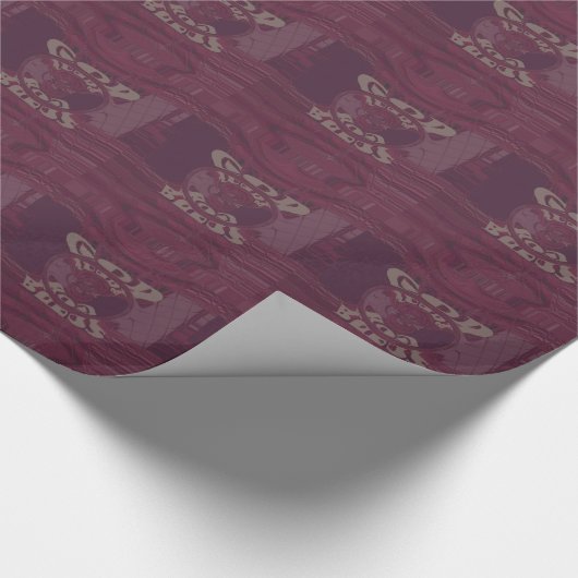 Funny God Bless kenya Hakuna Matata Giraffes wov Cadeaupapier (Hoek)