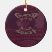 Funny God Bless kenya Hakuna Matata Giraffes wov Keramisch Ornament (Voorkant)