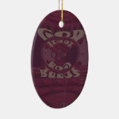 Funny God Bless kenya Hakuna Matata Giraffes wov Keramisch Ornament (Rechts)