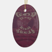 Funny God Bless kenya Hakuna Matata Giraffes wov Keramisch Ornament (Links)