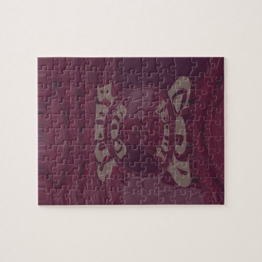 Funny God Bless kenya Hakuna Matata Giraffes wov Legpuzzel (Horizontaal)