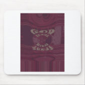 Funny God Bless kenya Hakuna Matata Giraffes wov Muismat (Voorkant)