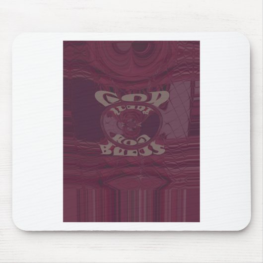 Funny God Bless kenya Hakuna Matata Giraffes wov Muismat (Voorkant)