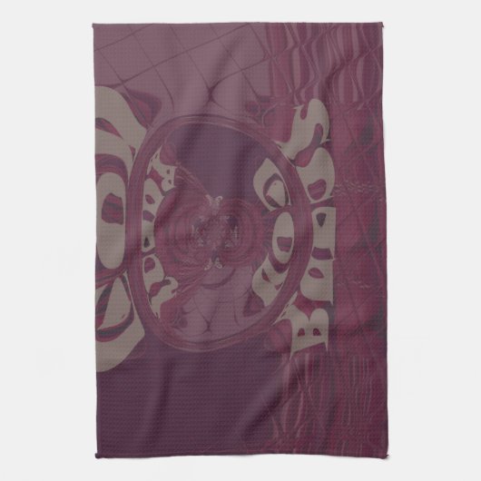 Funny God Bless kenya Hakuna Matata Giraffes wov Theedoek (Verticaal)