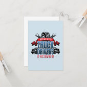 Funny God Creëer vrachtwagenchauffeurs Kaart (Voorkant / Achterkant in situ)