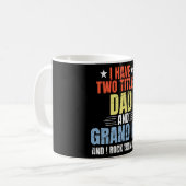 Funny God gaf me twee Titels, vader en opa. Koffiemok (Voorkant links)