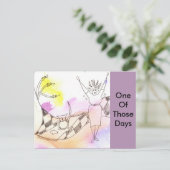 Funny Goddess Cat Gak 2 Briefkaart (Staand voorkant)