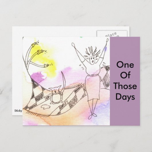 Funny Goddess Cat Gak 2 Briefkaart (Voorkant / Achterkant)