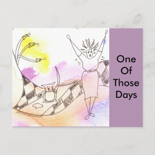 Funny Goddess Cat Gak 2 Briefkaart (Voorkant)