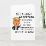 Funny Godfather Birthday Best Gift Kaart<br><div class="desc">Geschenken voor mannen,  vrouwen,  jongens,  kinderen,  paren en groepen. Ideaal voor 's avonds,  Jubilea,  School,  Afstuderen,  Feestdagen,  Kerstmis.</div>