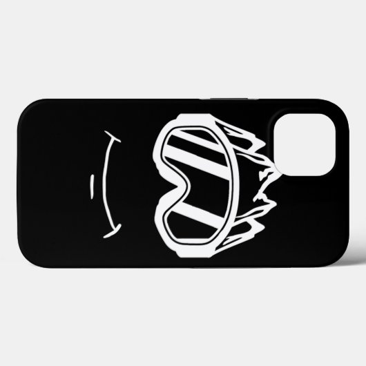 Funny Goggles Snowboard Skiing Lover Case-Mate iPhone Case (Achterkant (horizontaal))