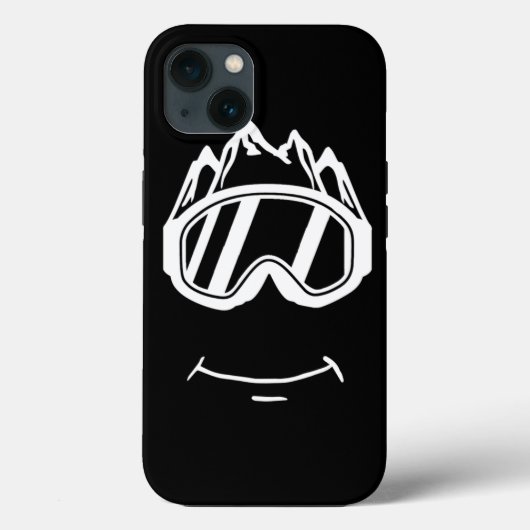 Funny Goggles Snowboard Skiing Lover Case-Mate iPhone Case (Achterkant)