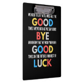 Funny Going Away Farewell Klembord (Rechts)