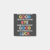 Funny Going Away Farewell Post-it® Notes (Voorkant)