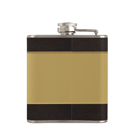 Funny Gold Faux Leather Heupfles (Achterkant)