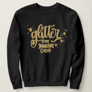 Funny Gold Glitter Quote voor ambachtslieden Trui