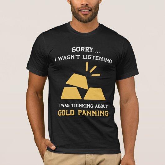 Funny Gold Miner Mining Digger verjaardagscadeidee T-shirt (Voorkant)