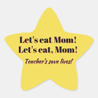 Funny Gold Star Stickers voor Teacher's!