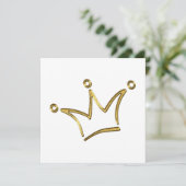 Funny Golden Crown - luxe royal 1 (Staand voorkant)